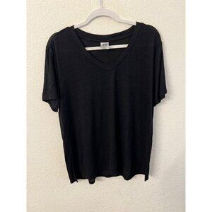 Natori black night sleep shirt women size XXL